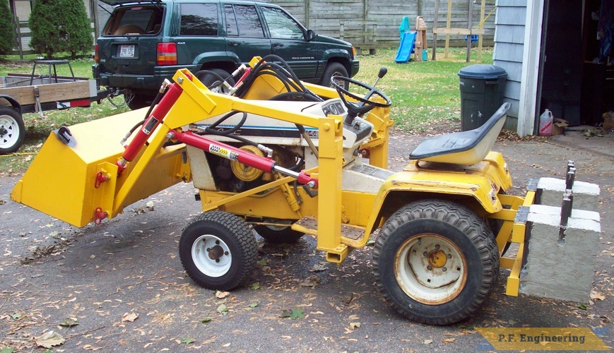 Cub cadet 149 garden tractor loader backhoe new arrivals